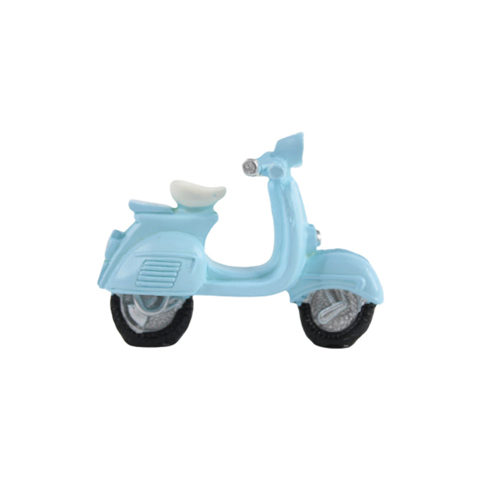 Miniature Blue Scooter (set of 6) Garden Miniatures| Garden tray garden figurine