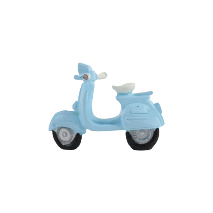 Miniature Blue Scooter (set of 6) Garden Miniatures| Garden tray garden figurine