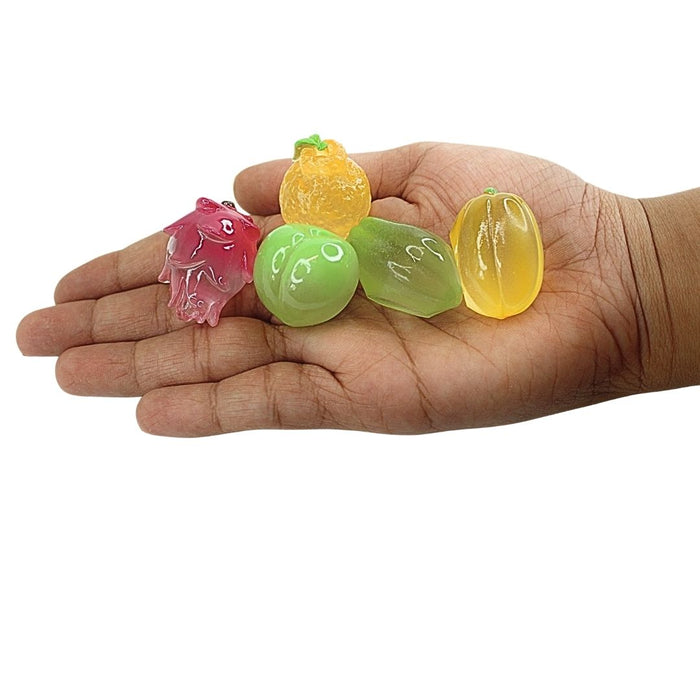 Wonderland Fruit & Vegetable  Miniature set |  Crystal Glass Miniature Fruit Figurine| Colorful Art Glass Sculptures for HomeDecor | Elegant Paperweight & Collectible Gift