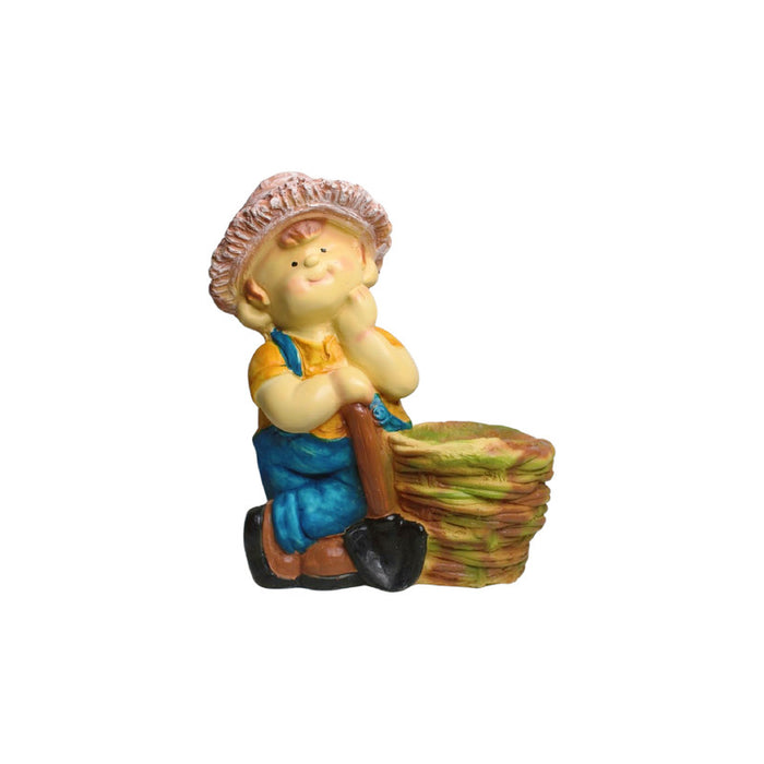 Wonderland Farm boy planter (yellow)