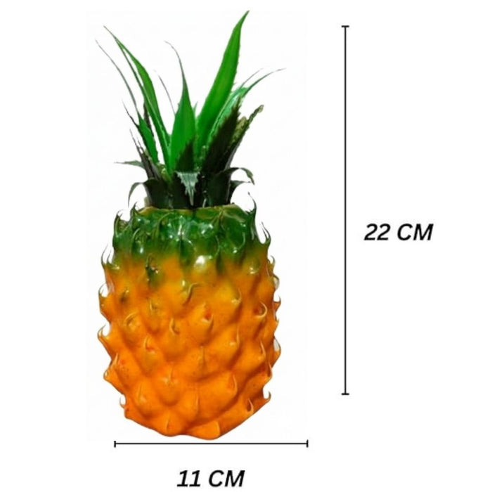 Wonderland Pineapple  Artificial Fruit| Natural Looking Artificial Fruits & Vegetables for Home Decor, Dining Table Display, Hotel Decoration