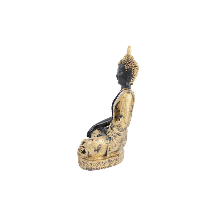 Wonderland Golden Buddha 11 INCHES Statue