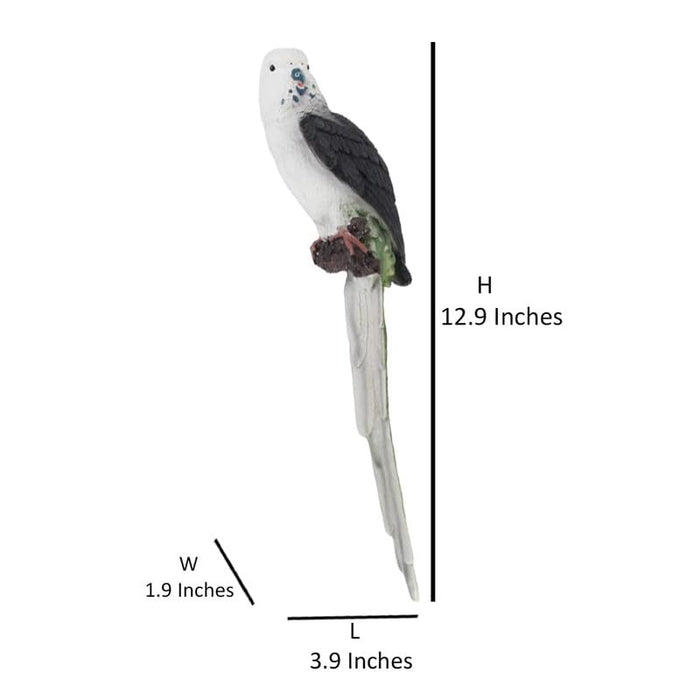 Wonderland Realistic Parrot Bird Figurine | Garden & Home Decoration| Figurine statue for FAIRY GARDEN ACCESSORIES