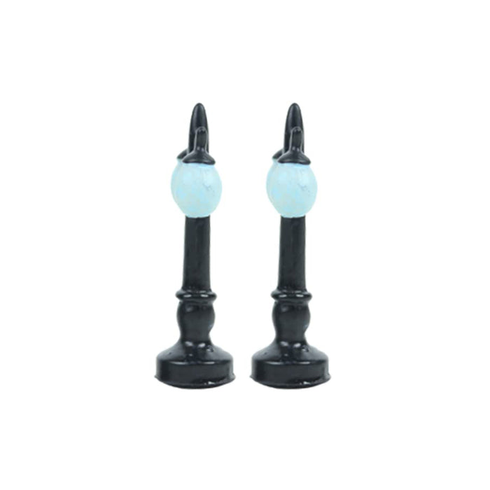 Miniature Toys: Polly resin Street Lights for Bonsai Decoration (Multicolor) - Set of 2