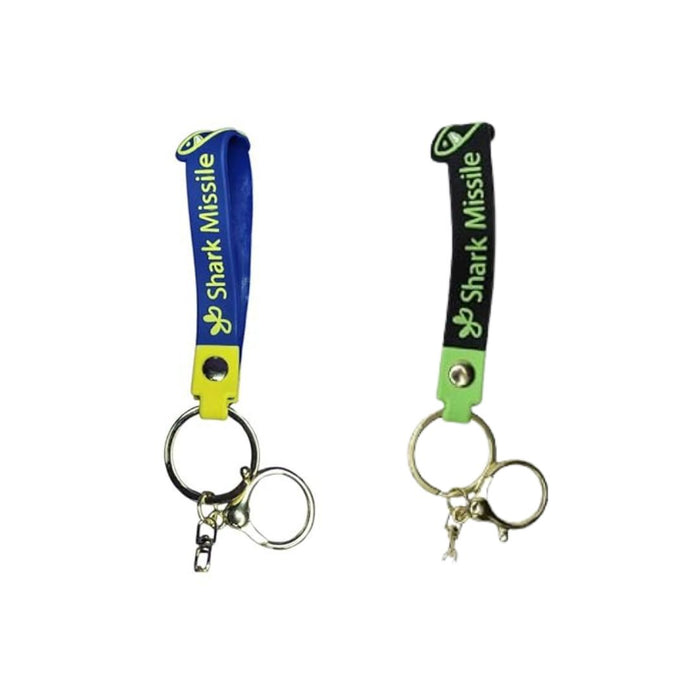 Wonderland Kawaii style ( set of 2) Rocket Bunny Keychains with Holder Accessories, Backpack Car Key Chain for Boy Girl