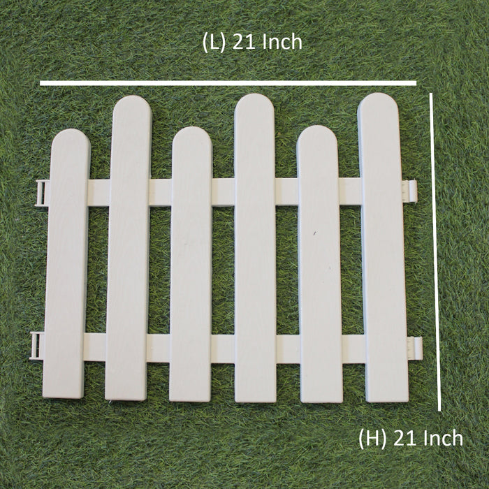 (Pack of 4 ) Double Moon Picket Fence with Spikes