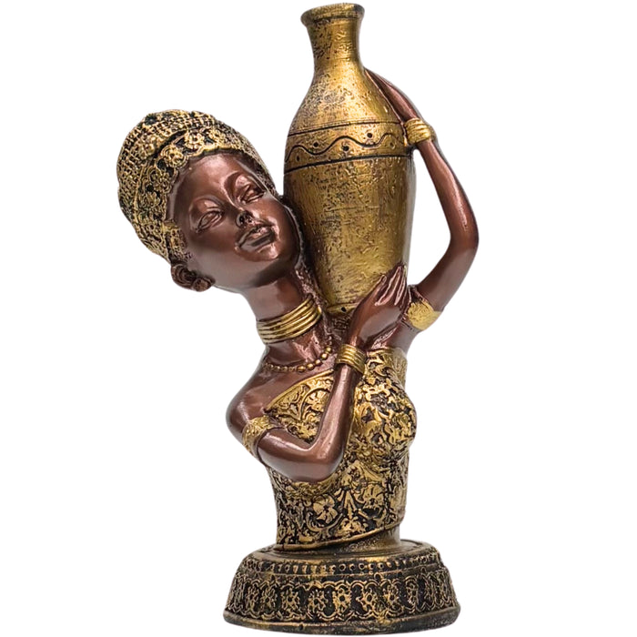 Wonderland Elegant Handcrafted Woman Figurine – Modern Bronze &  Decorative Sculpture – Cultural Grace Home Accent