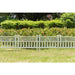 23 Inch tall Garden Square design Picket Fence (set of 8)