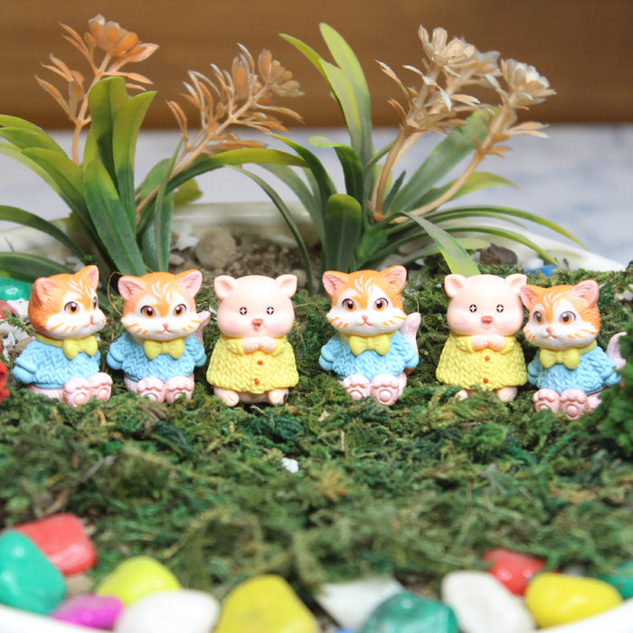 Wonderland imported miniatures ( pack of 6 ) kitty