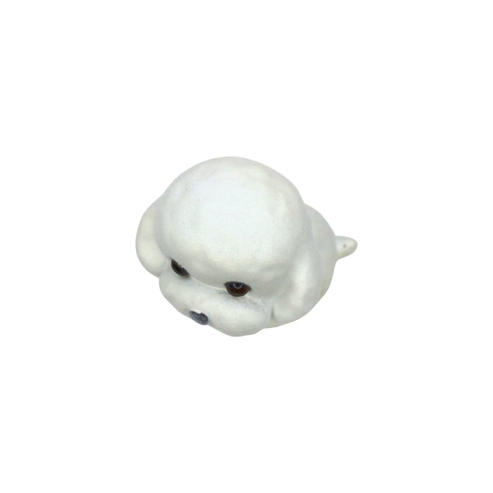 Wonderland imported resin white dog