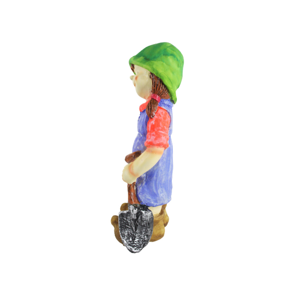 Resin Girl with Bucket & Spade Pot planter for home and garden decor