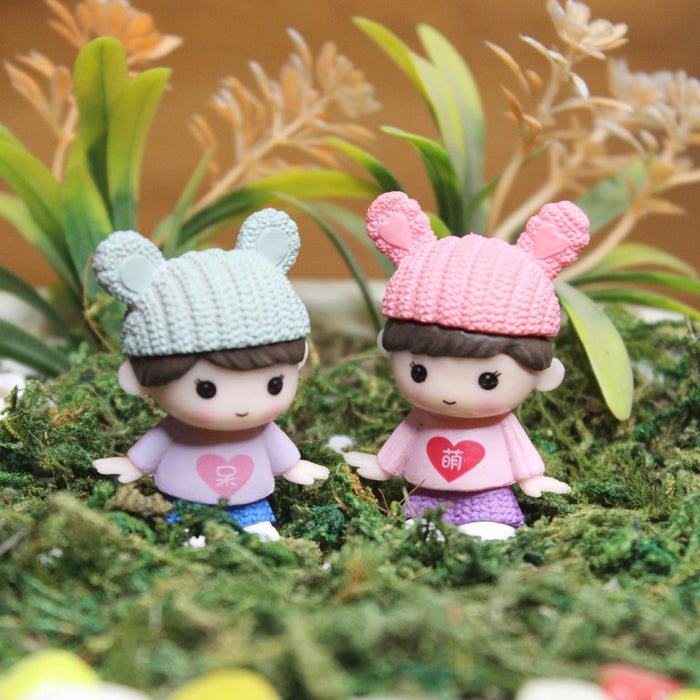 Wonderland imported miniatures ( pack of 2 ) cute couple