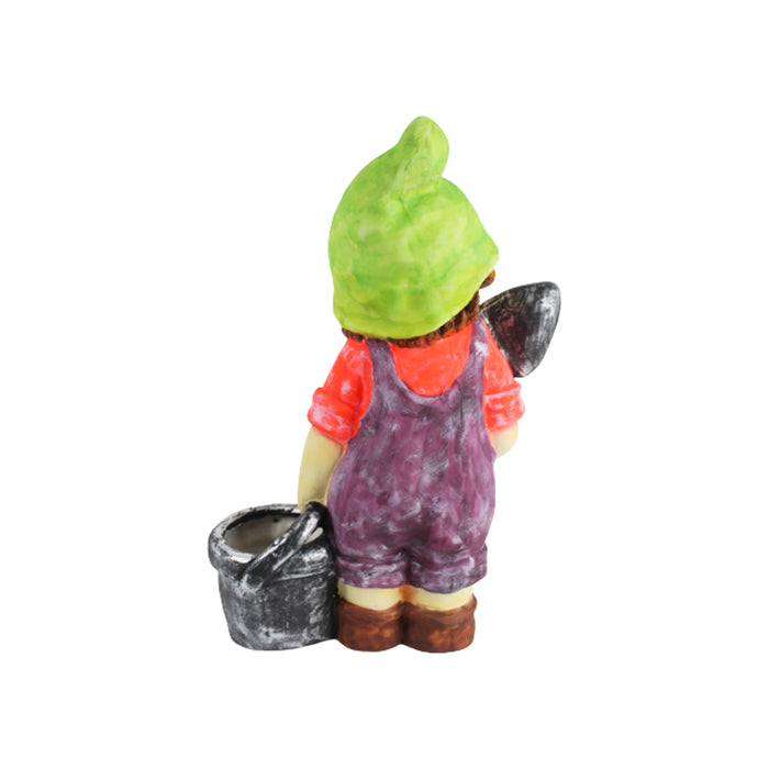Wonderland Resin Boy with Bucket & Spade Pot, Planter, planters, Container for Garden Decor, Home Decoration Items, Garden pots and planters, Balcony Decoration, Gift, Childrens Room Décor