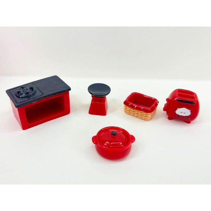 Wonderland set of 5 Premium Dollhouse Kitchen Furniture & Appliance Set