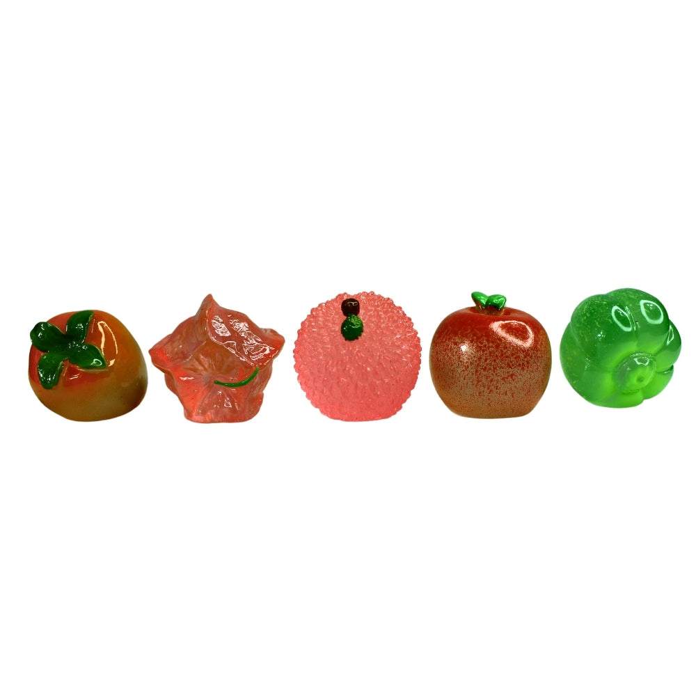 Wonderland (Set of 5 Mini Fruits |Fruit Model Realistic |Mini Fruit Kitchen Food Simulation Fruits for DIY Crafts -06