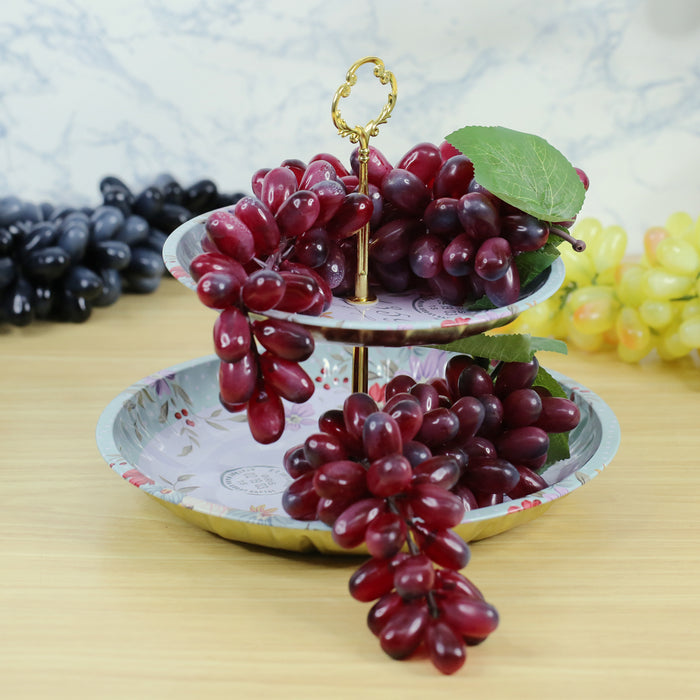 Wonderland Imported Real looking artifical Red Grapes (Set of 2)