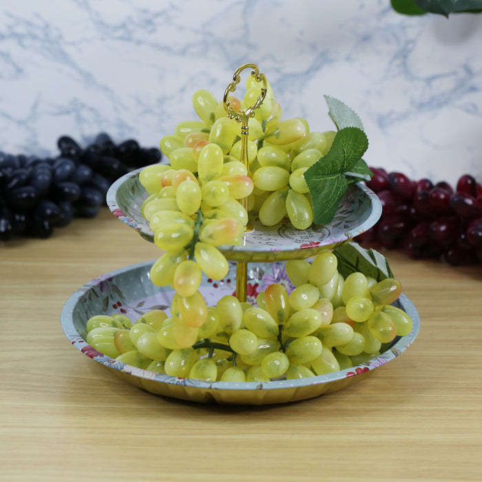 Wonderland Imported Real looking artifical Green Grapes (Set of 2)