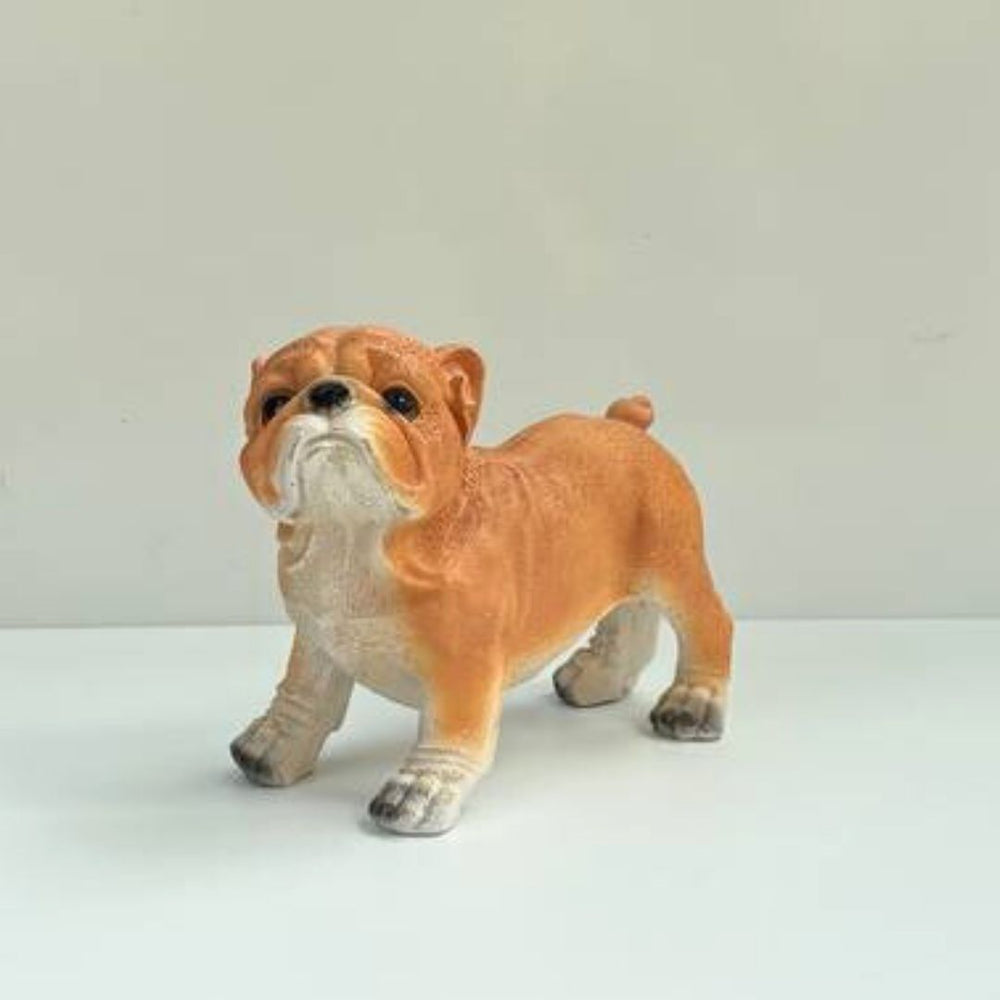 Cute Puppy Dog Collectible Statue - Small Dog  Desk Ornament |