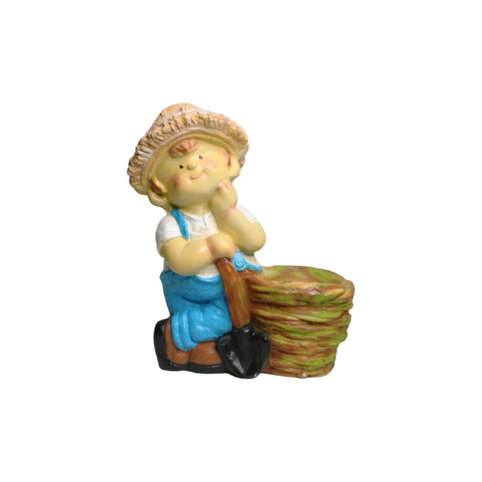 Wonderland Farm boy planter (Skyblue)