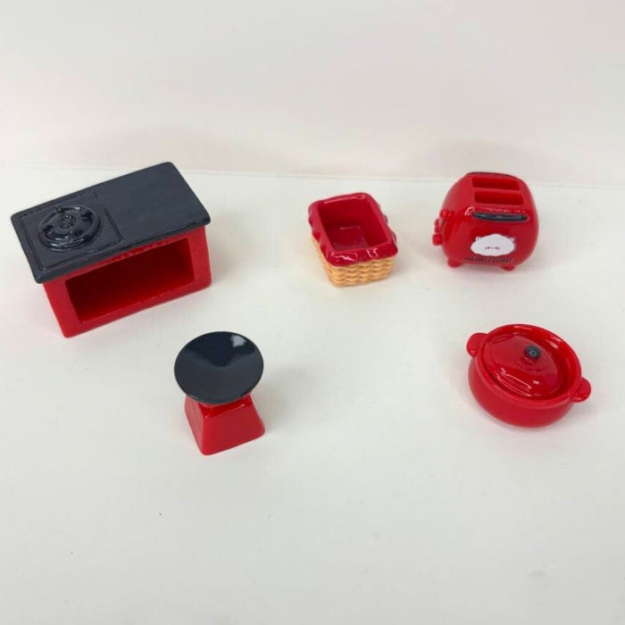 Wonderland set of 5 Premium Dollhouse Kitchen Furniture & Appliance Set