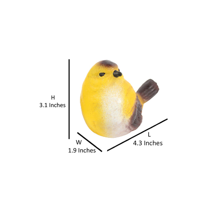 (Set of 4) Fat Bird for Home and Garden Decoration
