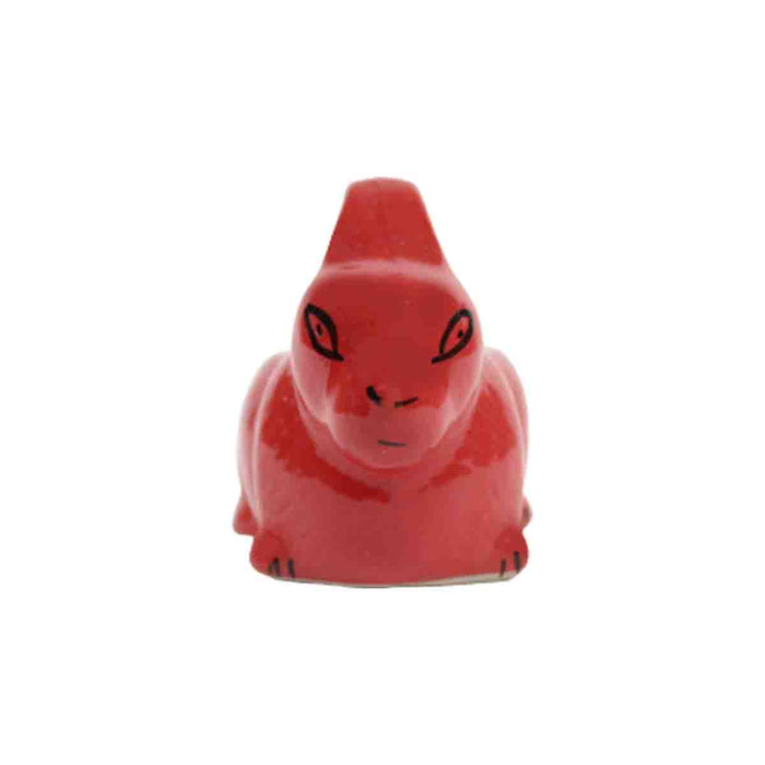 Rabbit Ceramic Planter for Home and Balcony Decoration (Red)