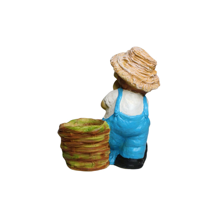 Wonderland Farm boy planter (Skyblue)