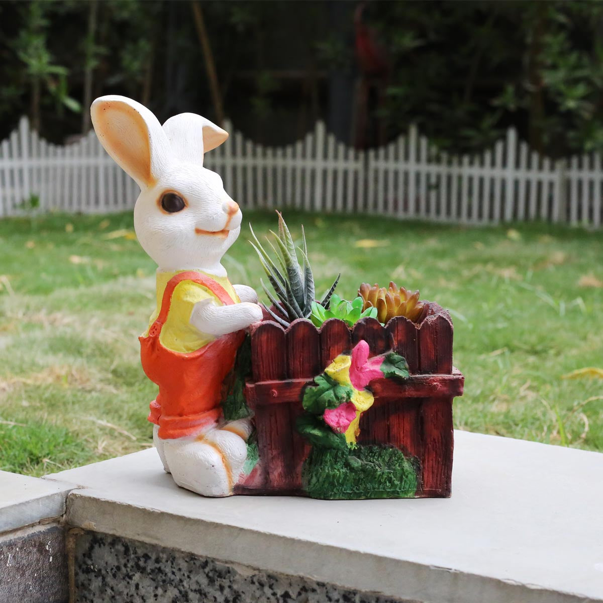 Buy Bunny Planter (Animal Planters) Online — Wonderland Garden Arts and ...