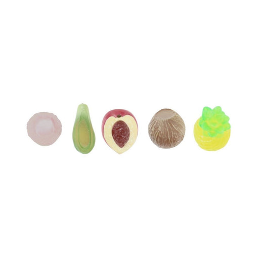 Assortment of miniature fruit charms
