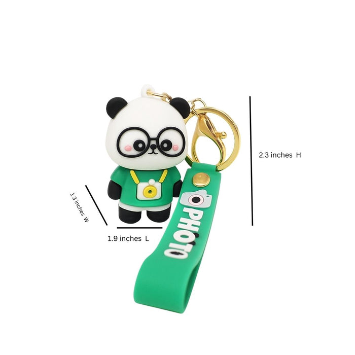 Wonderland Kawaii style ( set of 2) Happy Panda Keychain Set of 2