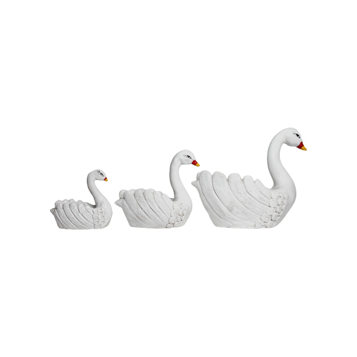 (Set of 3) Swan Succulent Planter for Home, Balcony and Garden Decoration