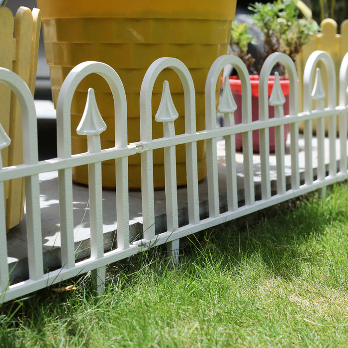 Pack of 6 Stylish U Shape Picket Fence for Indoor and outdoor use