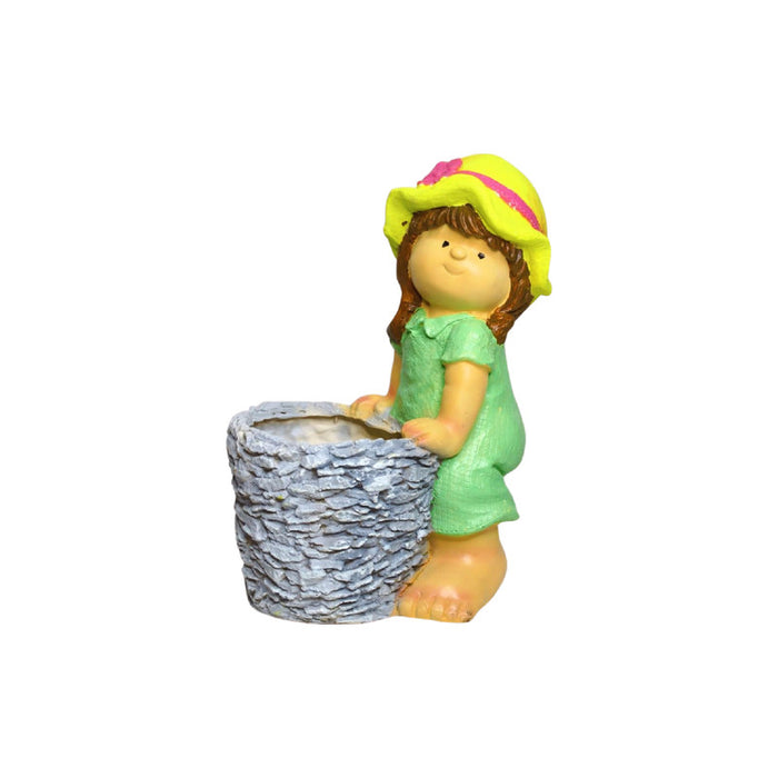 Wonderland  Girl planter