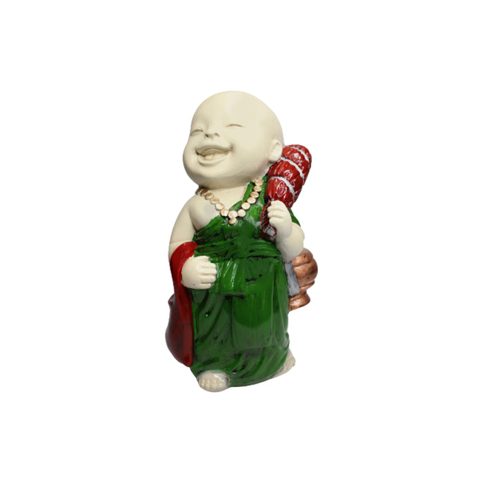 Big Monk Statue for Home and Garden Decoration (Red)