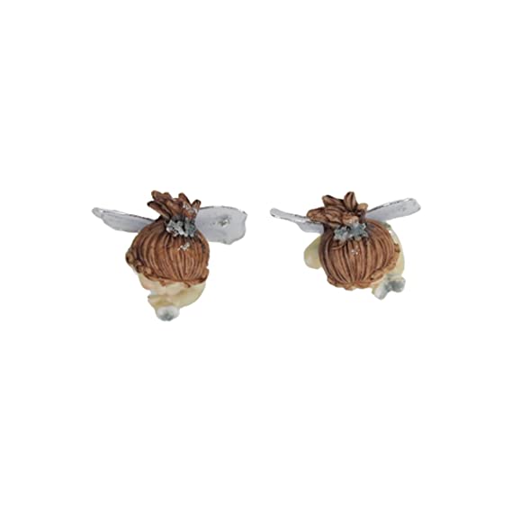 Wonderland Fairy  with sparkling wings ( set of 2)figurine
