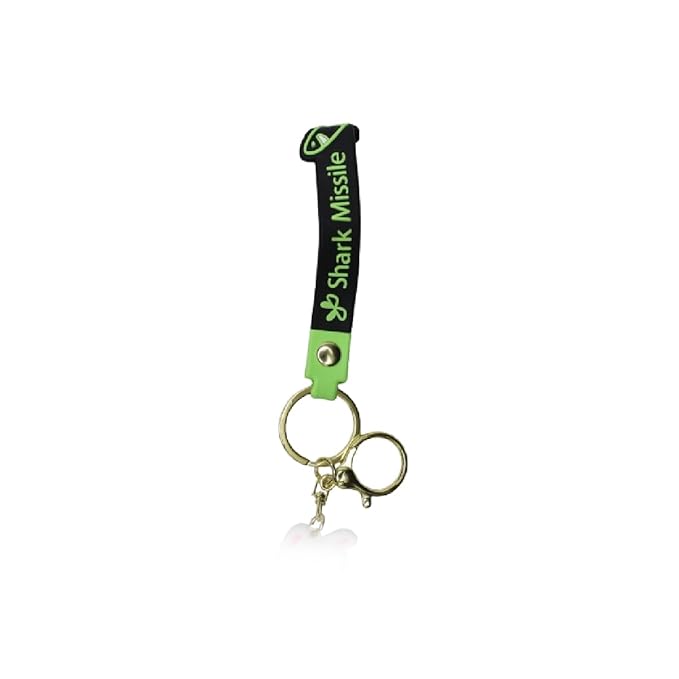 Wonderland Shark Missile Soaring Rabbit [Green]Kechains, Cartoon Style Keychain & Bag Charms Fun & Functional Accessories for Bags and Keys