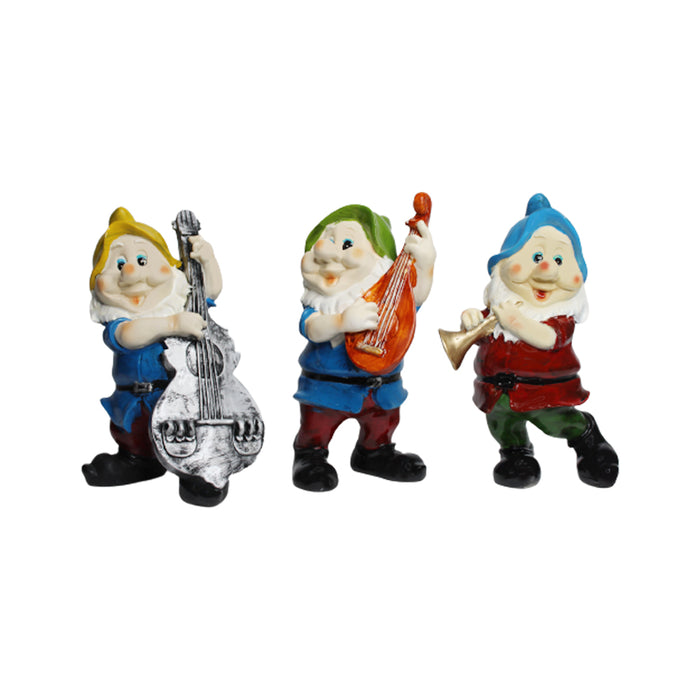 Musical Gnomes Statue for Balcony and Garden Decoration