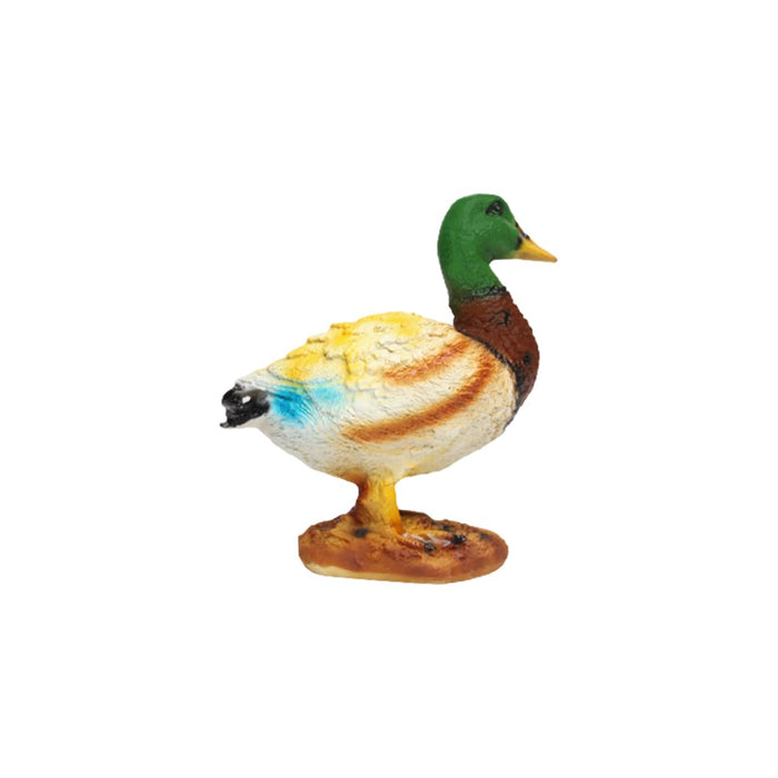 (Set of 2) Green Ducks Statue for Home and Garden Decoration