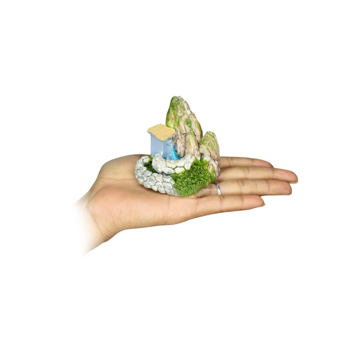 Wonderland resin miniature set of 2 waterfall| Miniature tray garden accessories