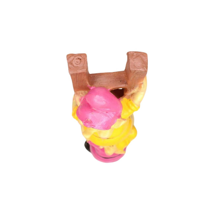 Resin Funny 2 Gnomes on Ladder Santa Idol, Standard