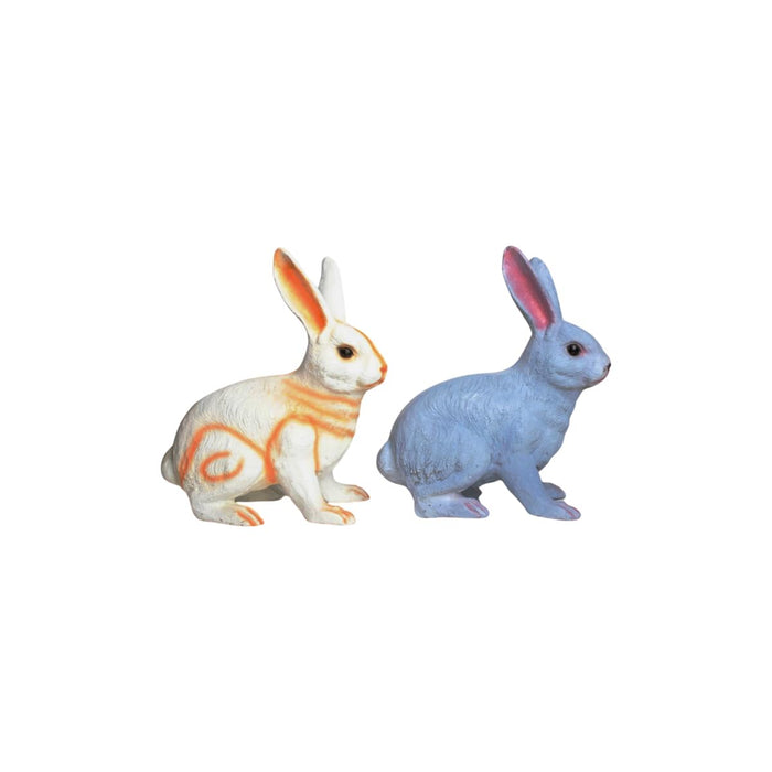 Pack of 2 Rabbits Made of Resin Statue for Home, Garden and Balcony décor