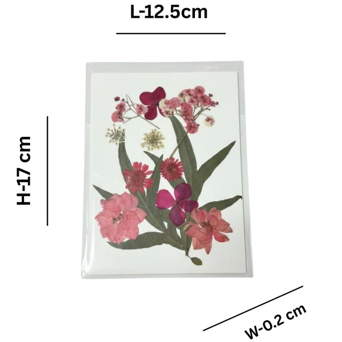 Wonderland Dried Flowers for Resin, 6 pc Natural Flowers and Leaves Compressed,DIY Pressed Flowers for Jewelry, Candles, Soap, Nail Production