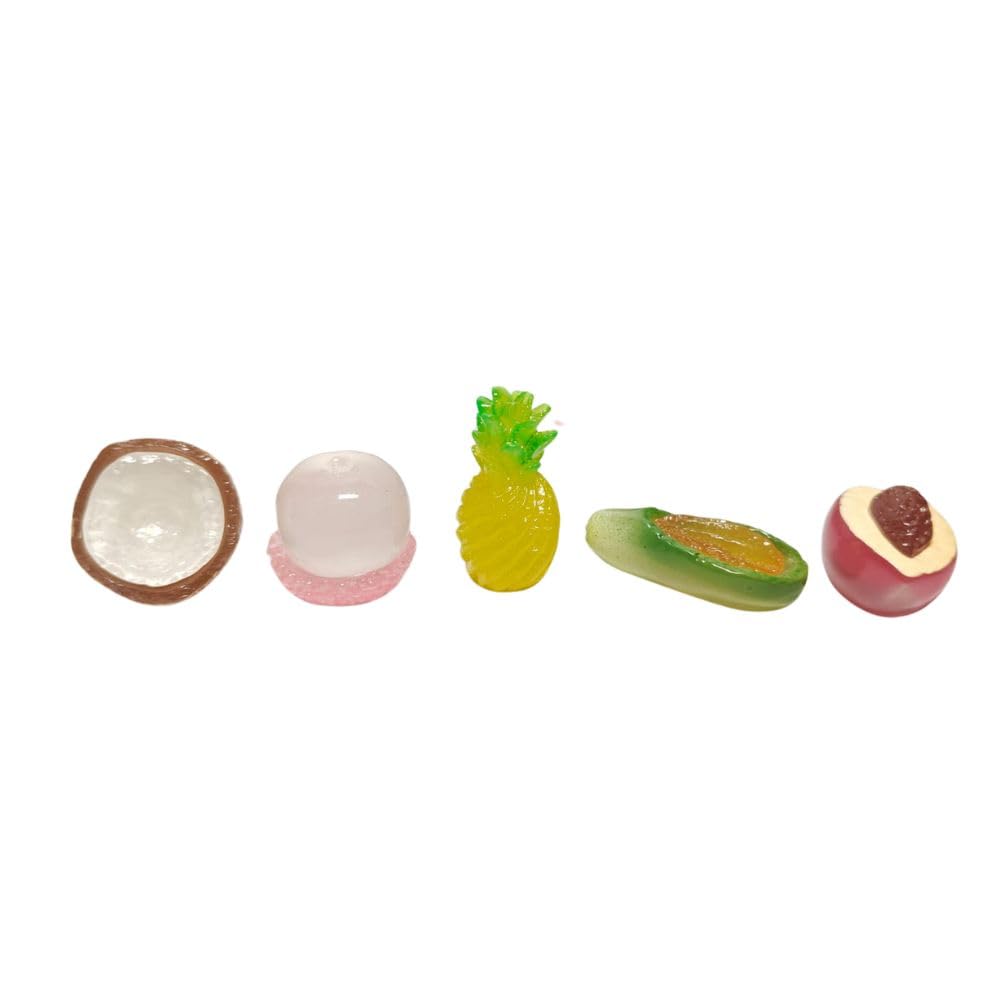 Wonderland (Set of 5 Mini Fruits |Fruit Model Realistic |Mini Fruit Kitchen Food Simulation Fruits for DIY Crafts -05