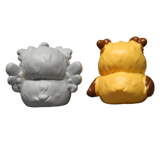 Wonderland (Set of 2 Mini Cute Owl Miniature Figurines Animals Model Fairy Garden Miniature Moss Landscape