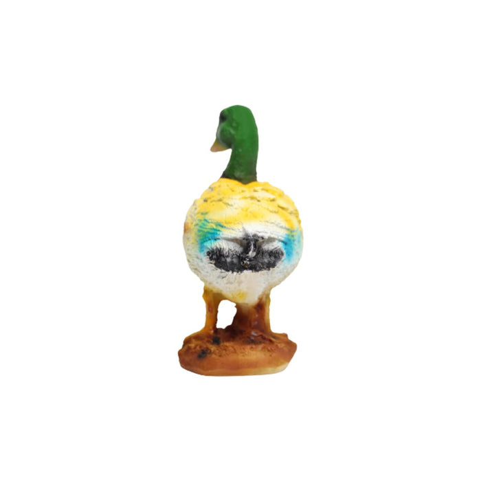 (Set of 2) Green Ducks Statue for Home and Garden Decoration