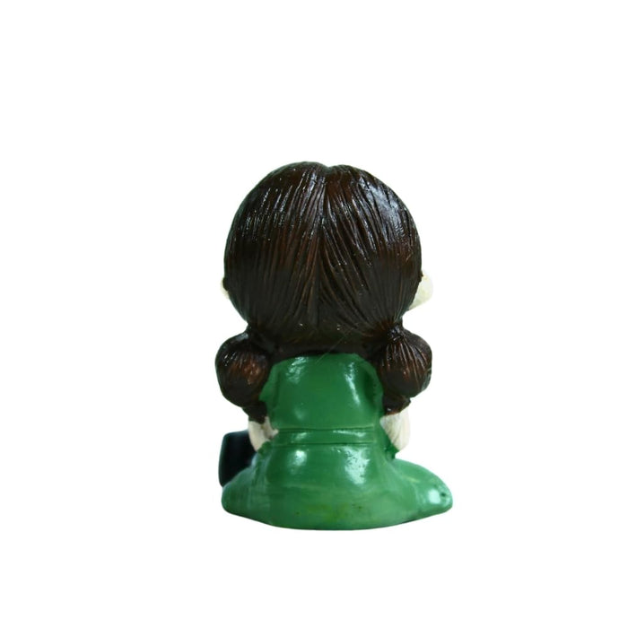 Wonderland (Set of 4 Grandparents with Grand Children Hanging Dolls, Showpiece Dolls Miniature Figurine-Living Room Home Decor Gift Item