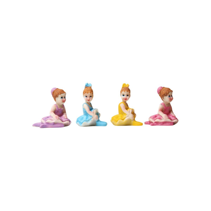 Wonderland resin miniature set of 4 fairies|Photo Frame Embellishments