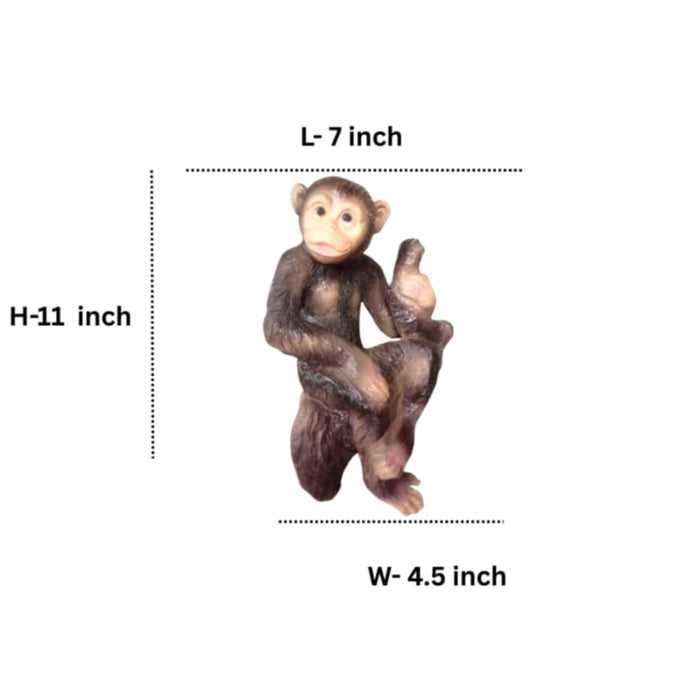 Realistic Hanging Monkey Tree Decor