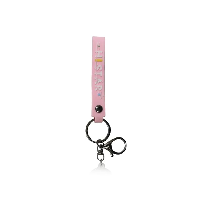 Wonderland Waving Astronaut [Pink]Kechains, Cartoon Style Keychain & Bag Charms Fun & Functional Accessories for Bags and Keys