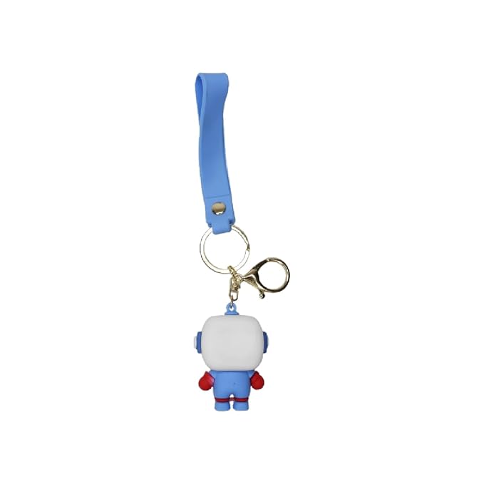 Wonderland Small robot [Blue]Kechains, Cartoon Style Keychain & Bag Charms Fun & Functional Accessories for Bags and Keys